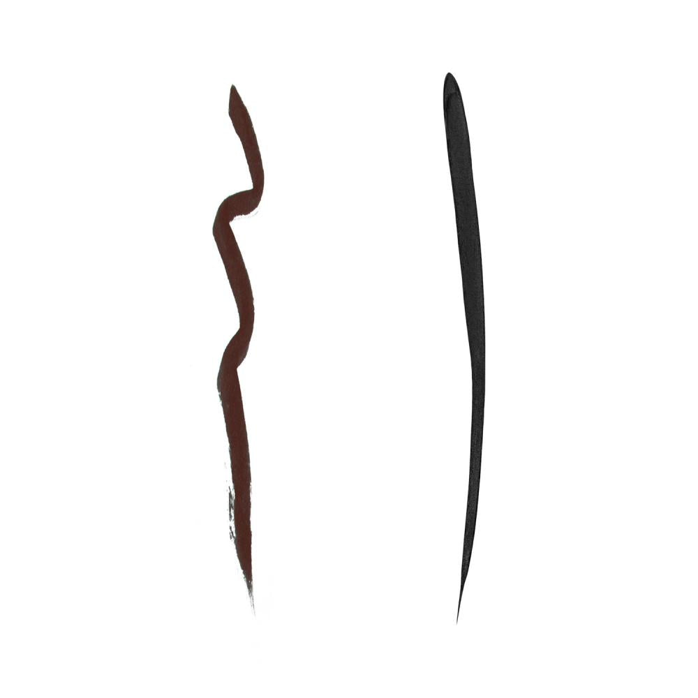 Deep roots duo black eyeliner & brown kajal