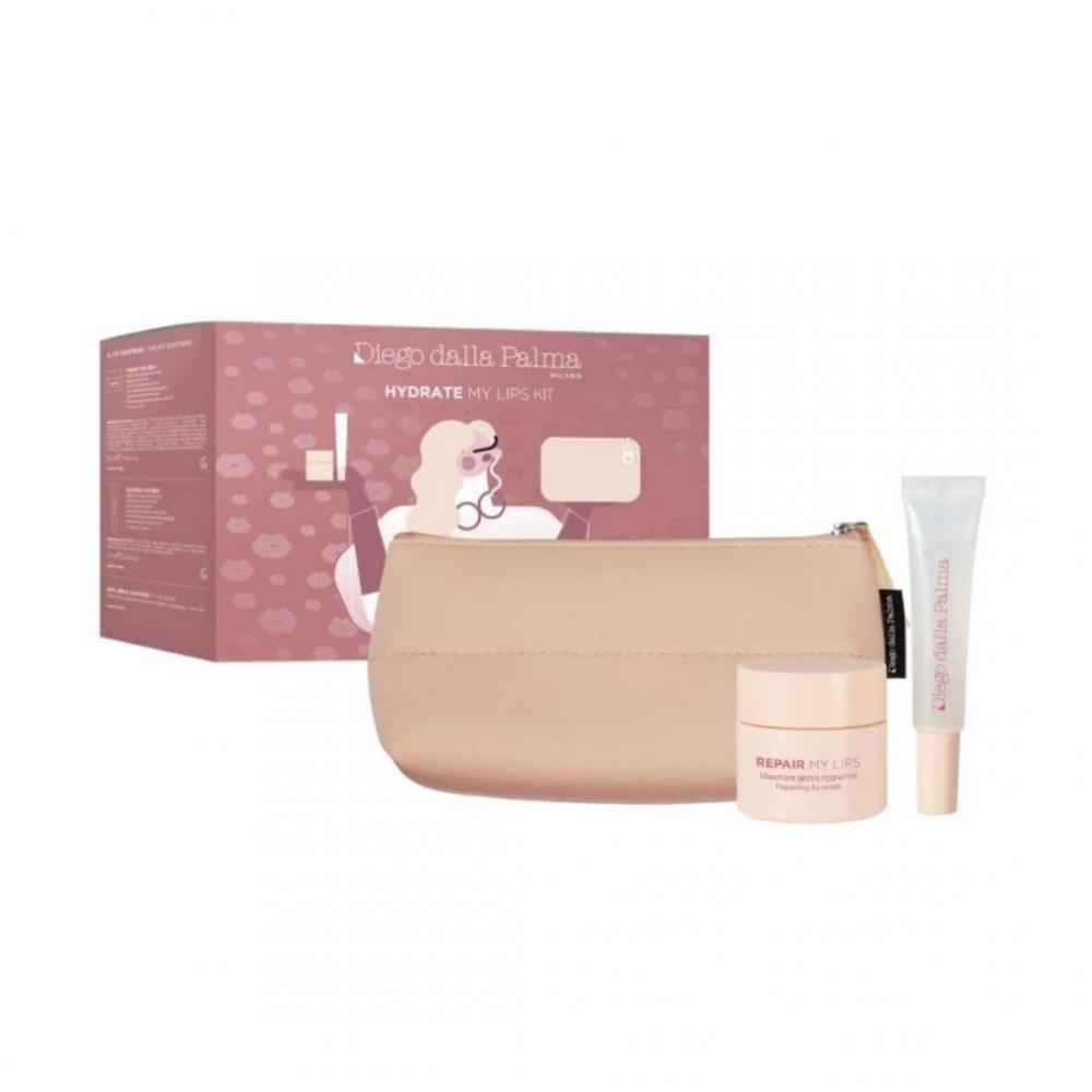 Cofanetto hydrate lip maschera labbra riparatrice, trattamento idratante intensivo e beaut