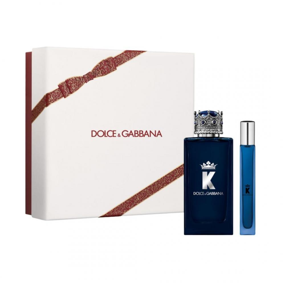 Dolce&gabbana cofanetto k parfum 100ml + k eau de parfum travel spray 10ml