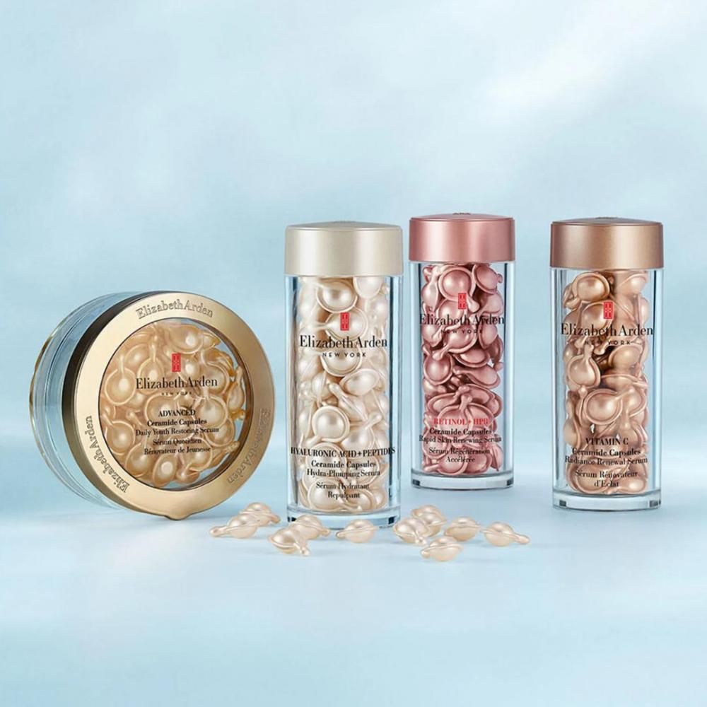 Hyaluronic acid + ceramide capsules hydra-plumping serum siero viso rimpolpante