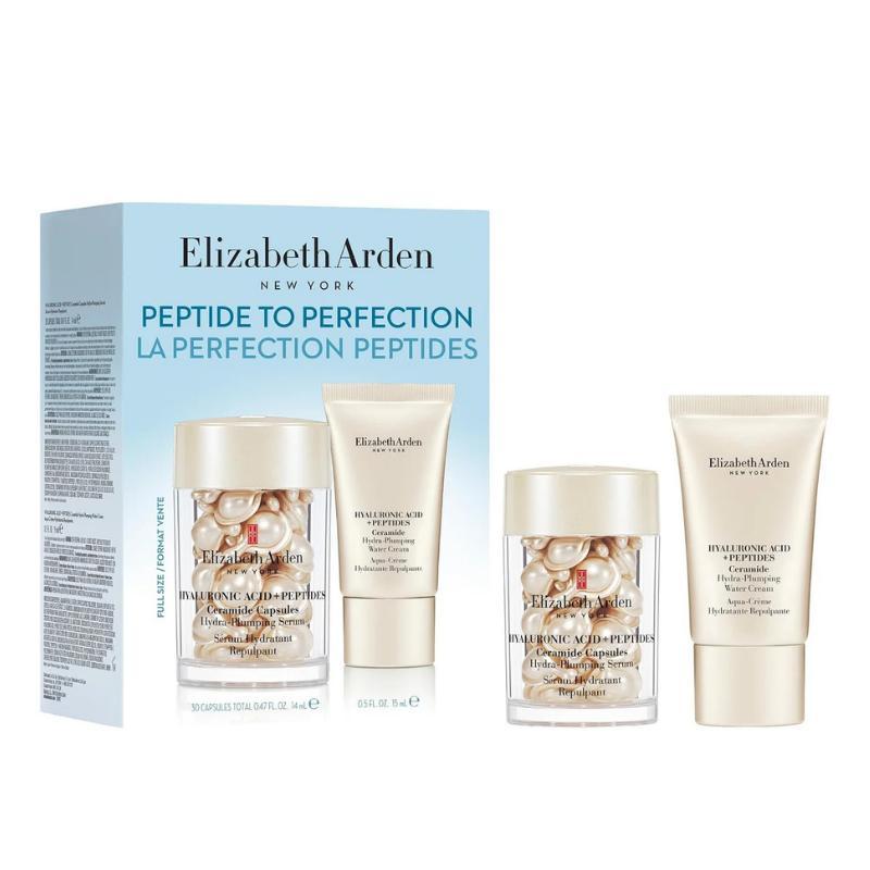Hyaluronic acid + peptides ceramide capsules hydra-plumping serum cofanetto