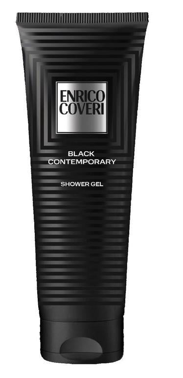 Black contemporary shower gel