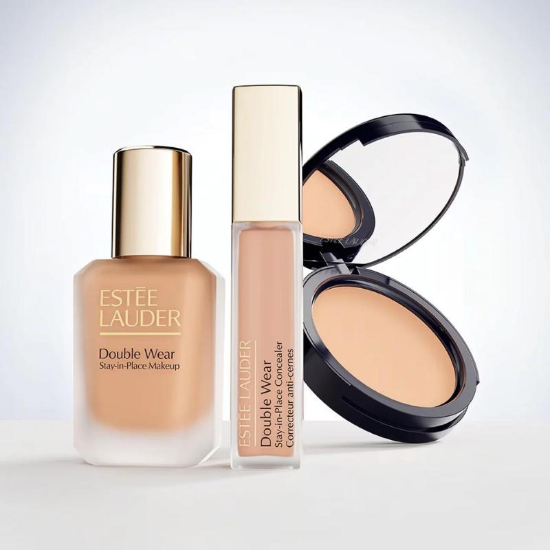 Double wear stay-in-place matte setting powder
