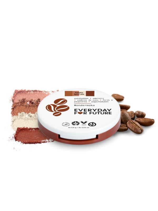 Quad ombretti con olio di caffè pumpkin spice latte