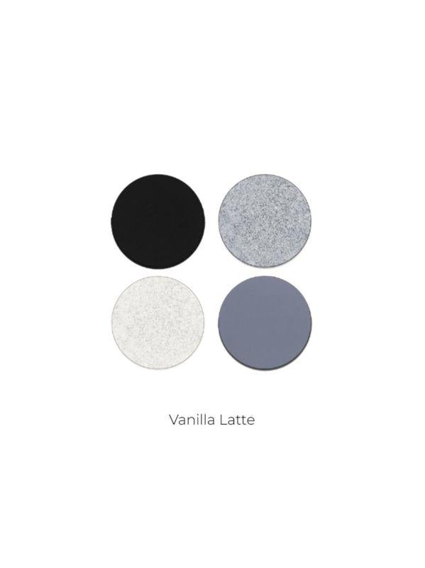 Juicy eyeshadows quad vanilla latte