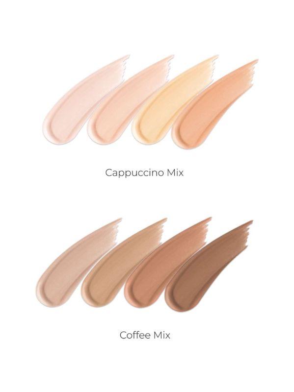 Juicy concealers quad coffee mix
