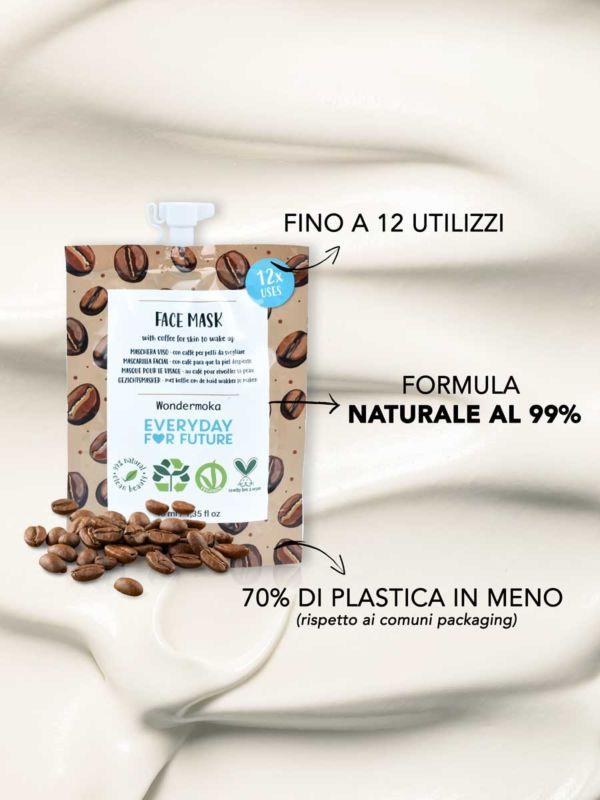 Maschera viso energizzante wondermoka