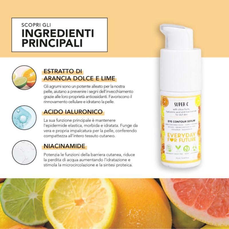 Siero contorno occhi con acido ialuronico super c