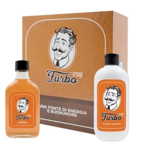Vintage orange after shave set regalo
