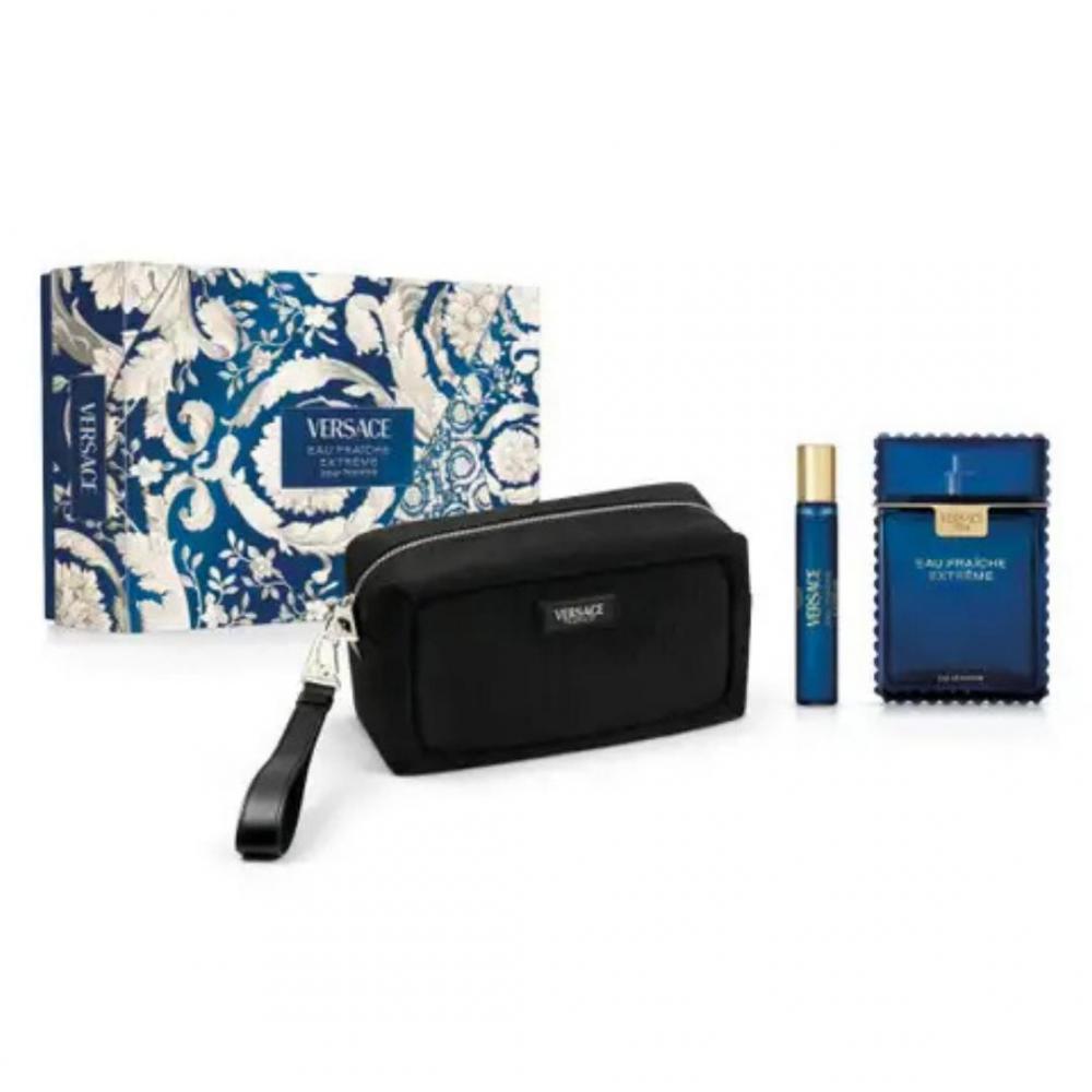 Versace cofanetto homme eau fràche extrme eau de parfum 100ml + 10ml + trousse