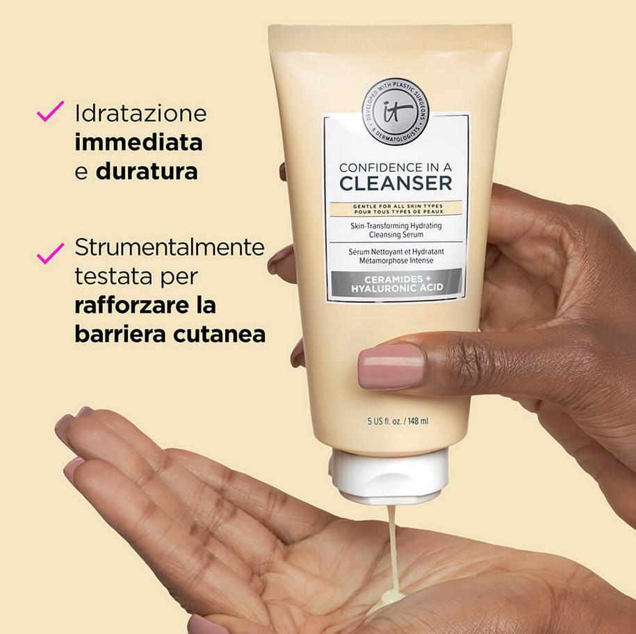 Confidence in a cleanser skin-transforming hydrating cleansing serum
