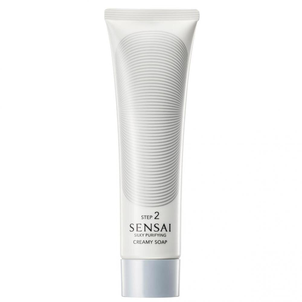 Detergente sensai silky purifying creamy soap 125 ml (step 2) - sapone detergente viso donna