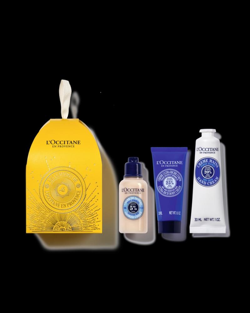 L’occitane en provence – set regalo “shea ornament” idratazione intensa al burro di karité