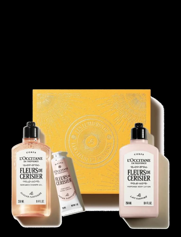 L’occitane en provence – cofanetto fleurs de cerisier (doccia, corpo e mani)