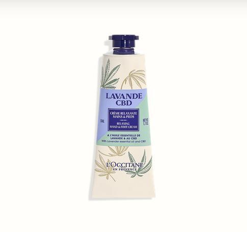 Lavanda cbd crema rilassante mani e piedi