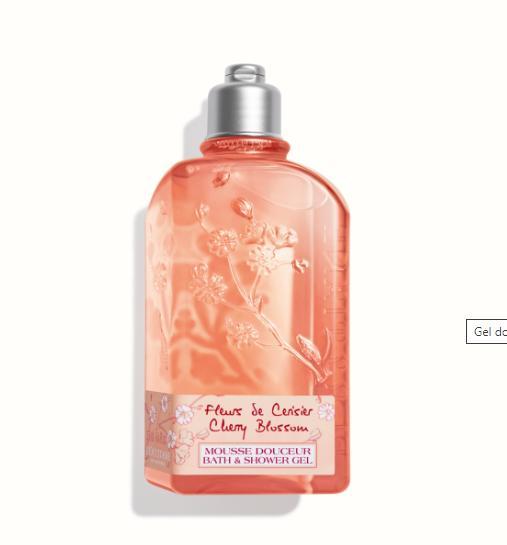 Gel doccia in mousse fiori di ciliegio