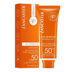 Sun sensitive latte fluido viso privo di oli spf 50