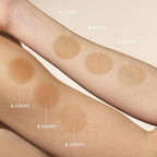 Self tan sun-kissed face drops