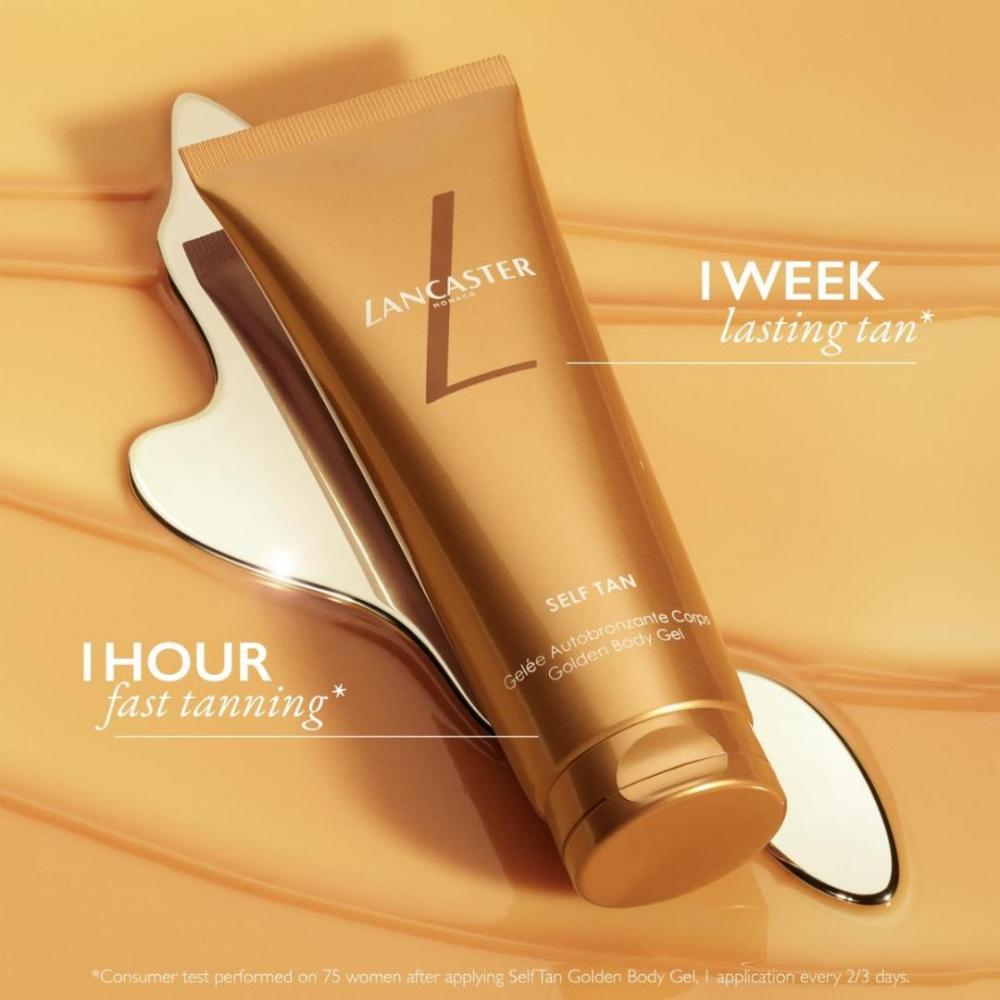 Self tan golden body gel