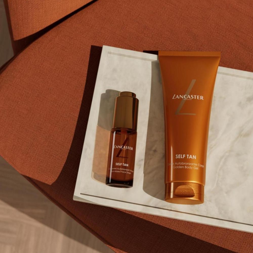 Self tan golden body gel