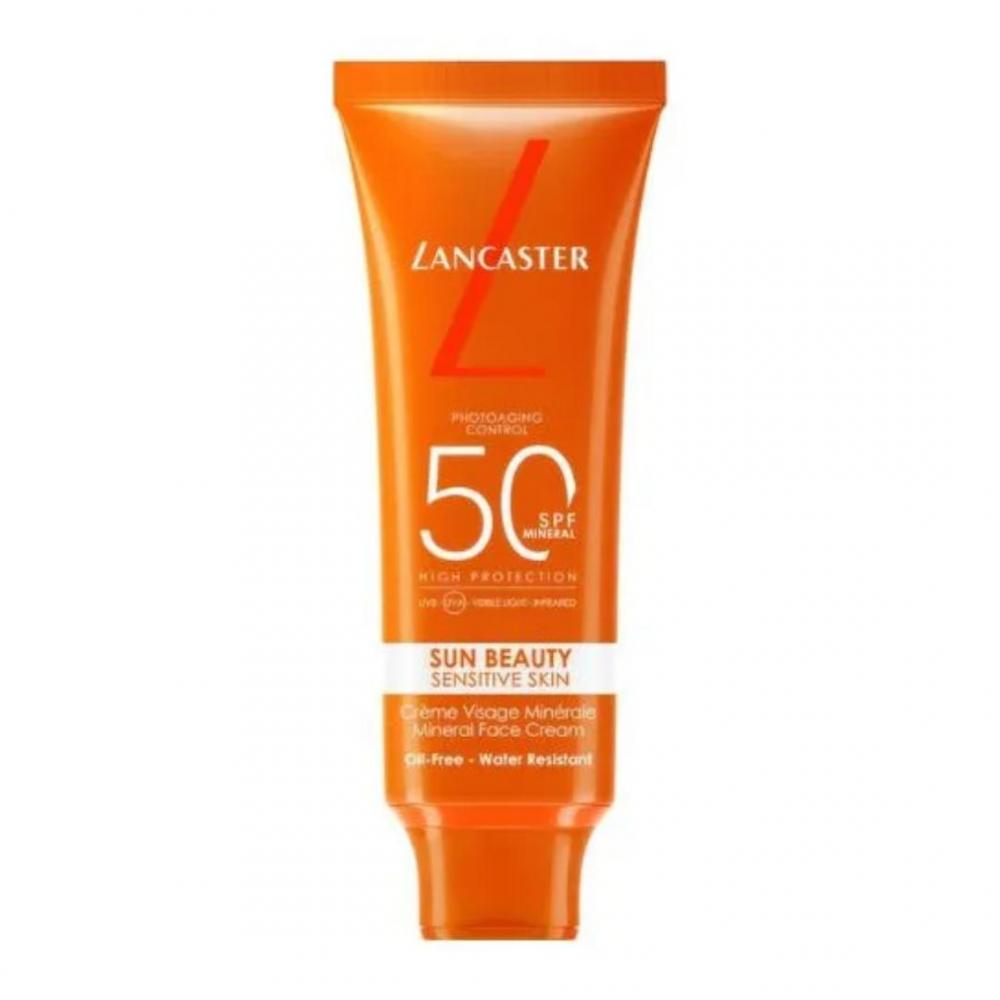 Sun beauty sensitive skin mineral face cream spf 50