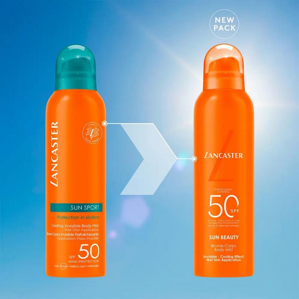 Cooling invisible body mist spf50 200ml