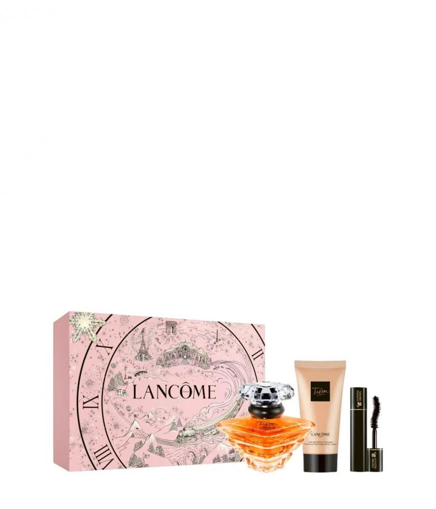 Lancome cofanetto trsor eau de parfum 30ml + doccia 50ml + mascara hypnse drama