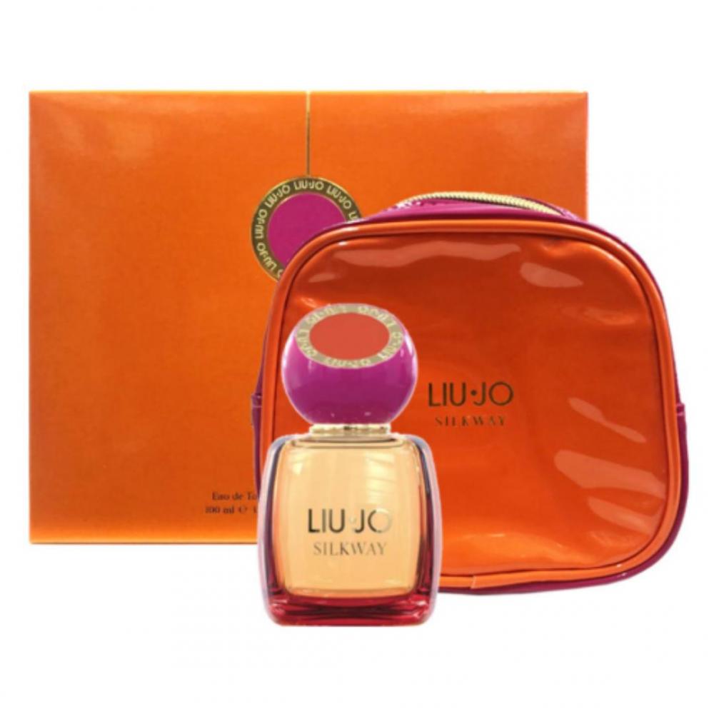 Cofanetto silkway eau de toilette donna 50 ml + pochette
