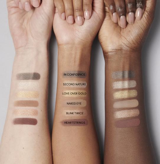 Connect in colour x6 eye shadow palette nude board