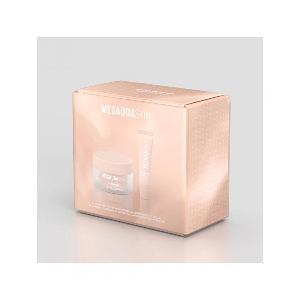 Set skincare viso – gel cream idratante + crema contorno occhi