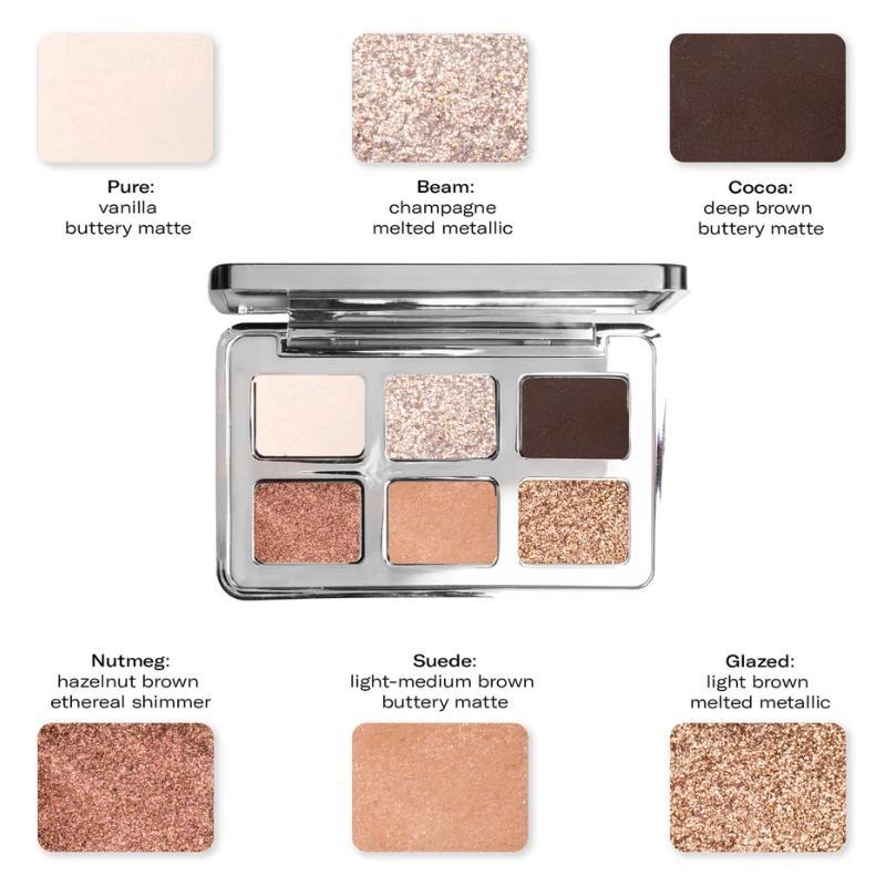Colour theory eyeshadow palette nude canvas