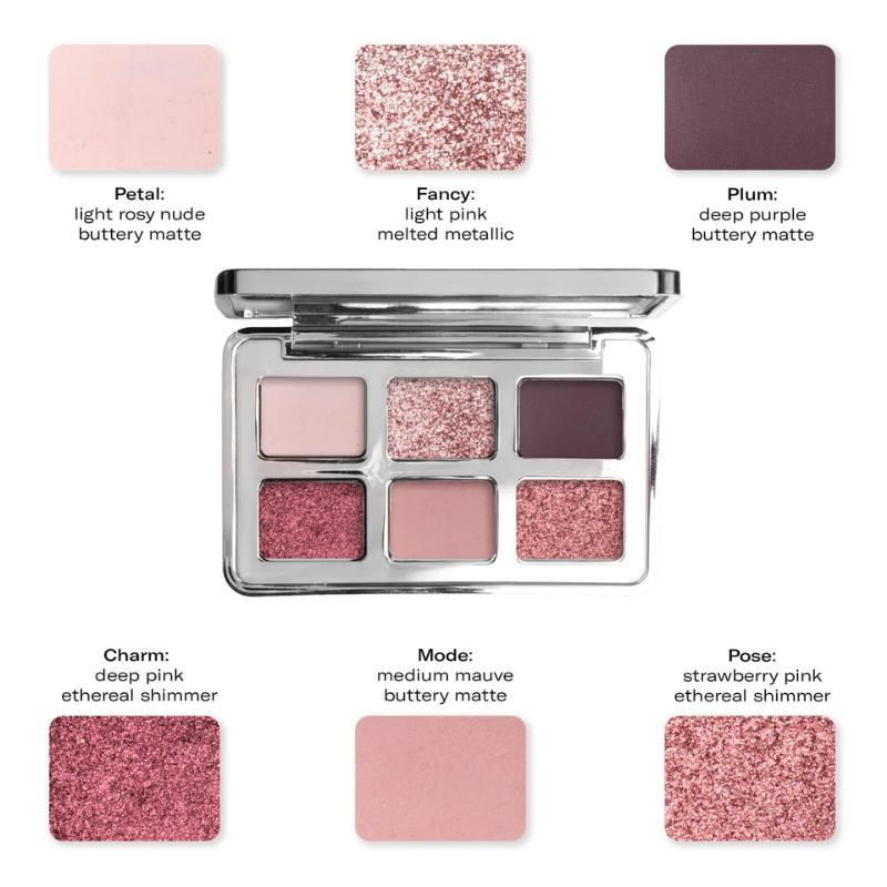 Colour theory eyeshadow palette mauve atelier