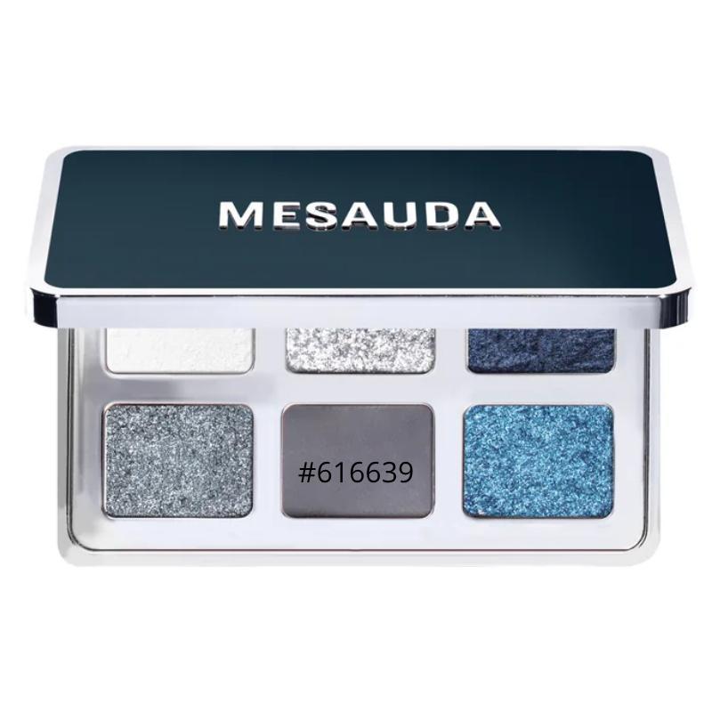 Colour theory eyeshadow palette blue stroke