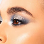 Colour theory eyeshadow palette blue stroke