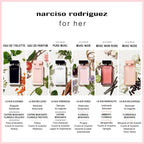 For her eau de toilette