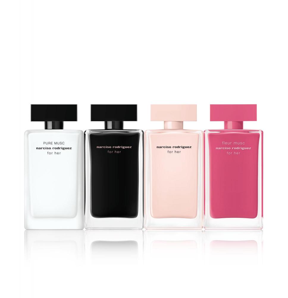 For her eau de toilette