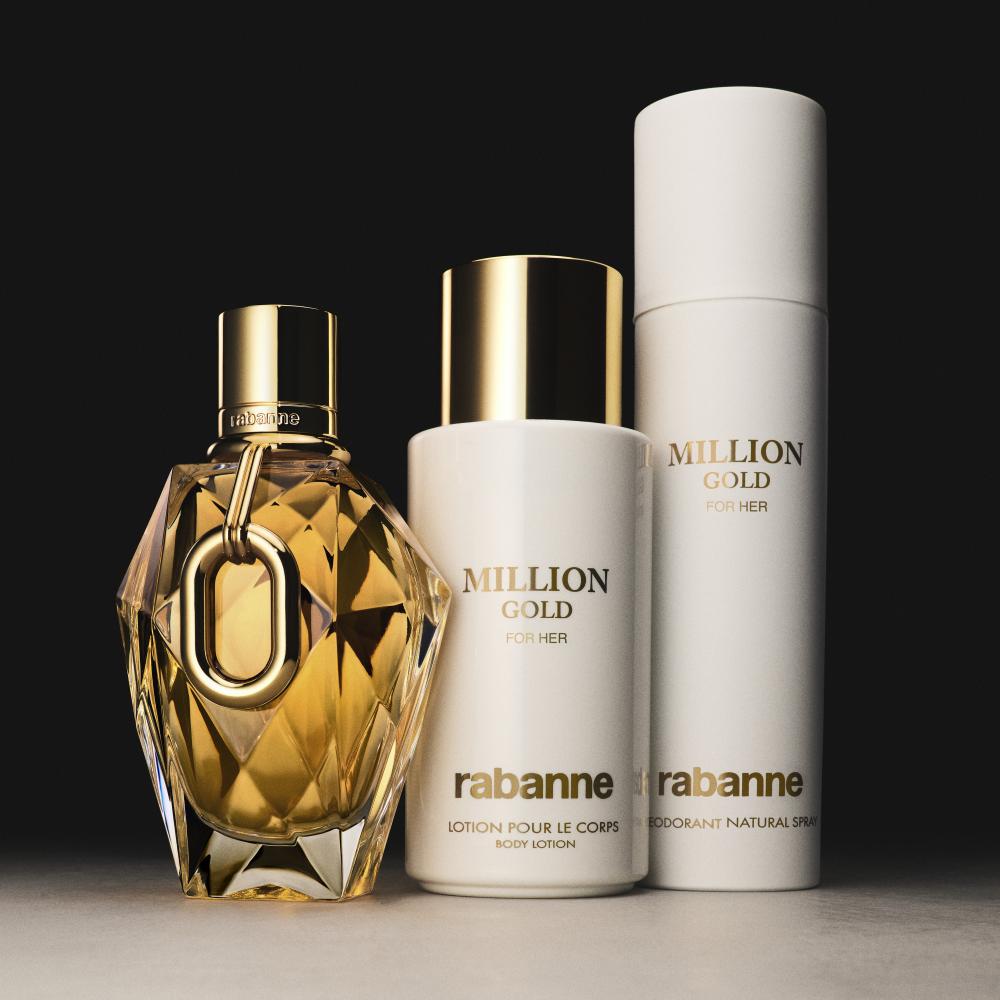 Million gold for her eau de parfum