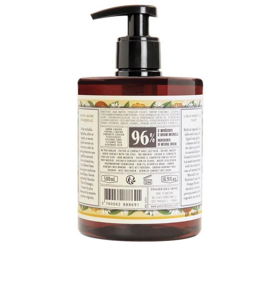 Sapone di marsiglia liquido elisir floreale fiore d`arancio