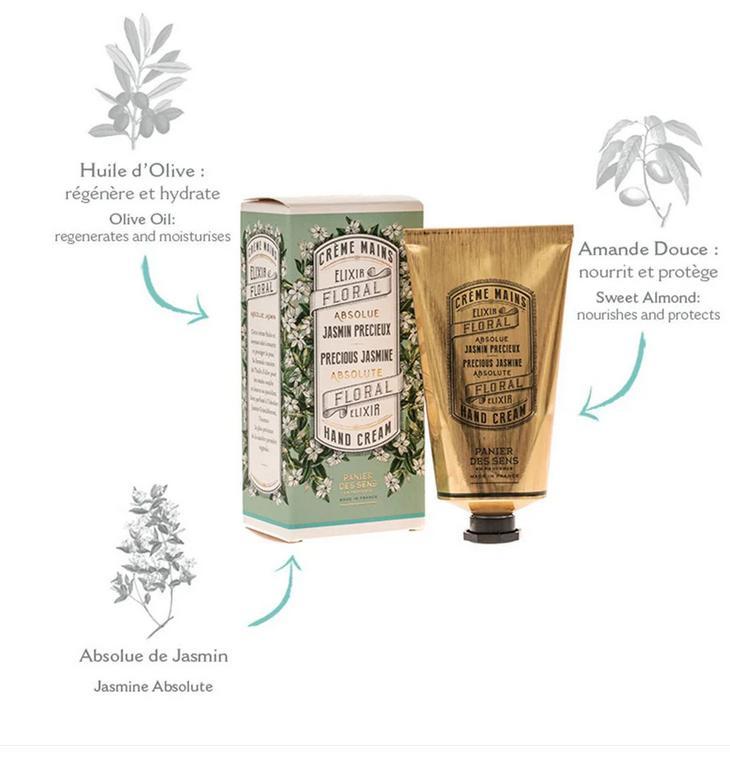 Crema mani elisir floreale gelsomino prezioso