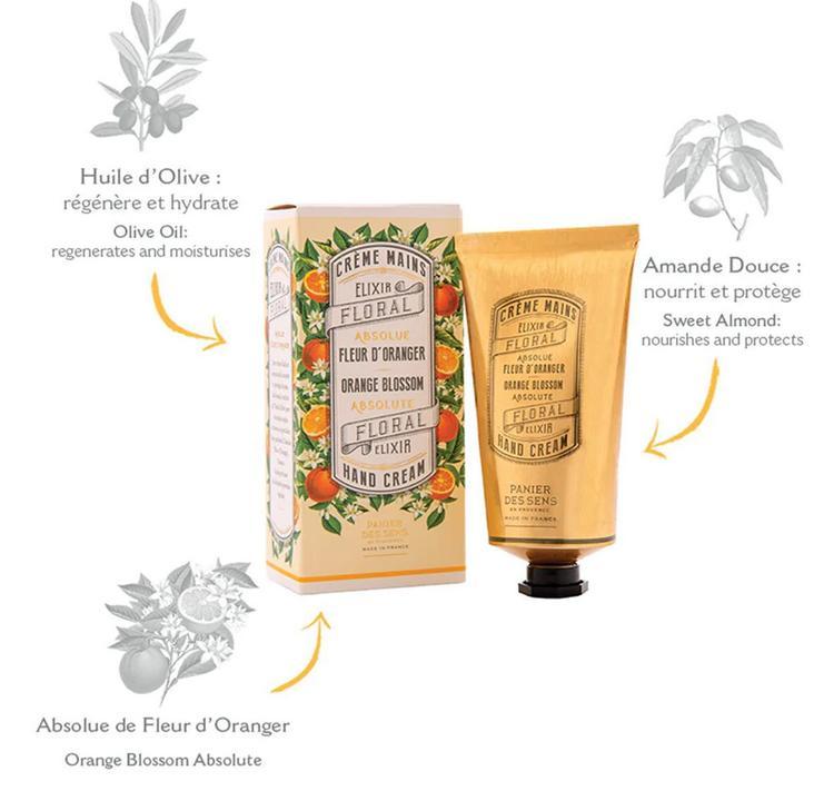 Crema mani elisir floreale fiori d'arancio