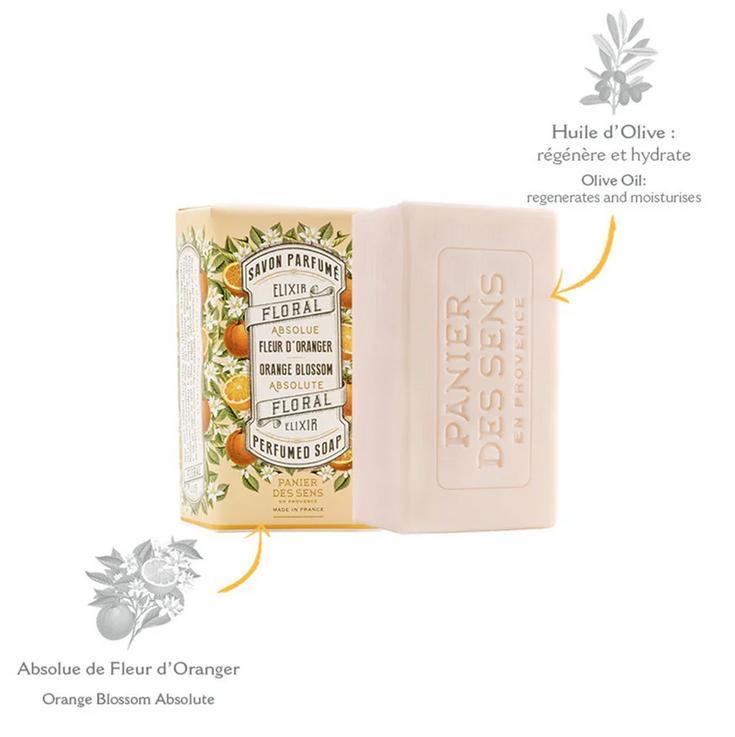 Sapone profumato elisir floreale fiore d'arancio