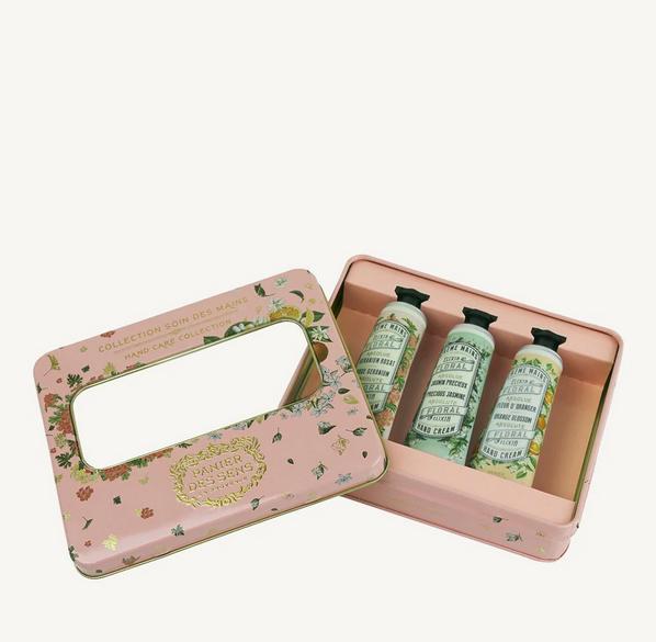 Set per la cura delle mani con assoluti di profumo fiori d'arancio, geranio e gelsomino