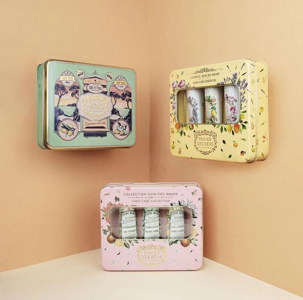 Set per la cura delle mani con assoluti di profumo fiori d'arancio, geranio e gelsomino