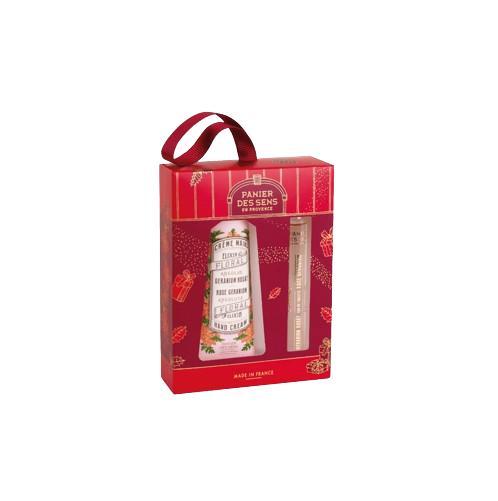 Set regalo duo eau de toilette roll-on e crema mani geranio rosa