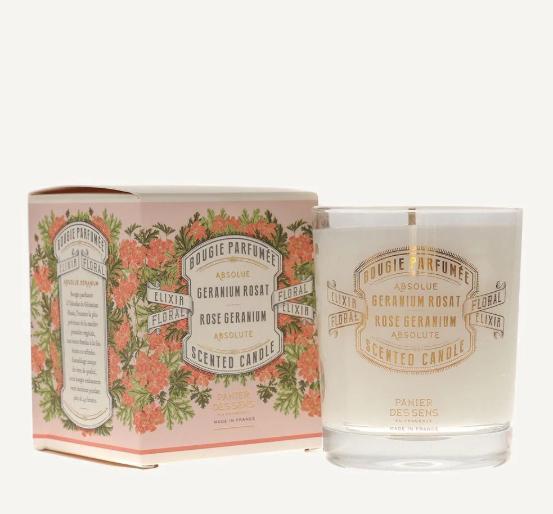 Geranio rosat candela profumata