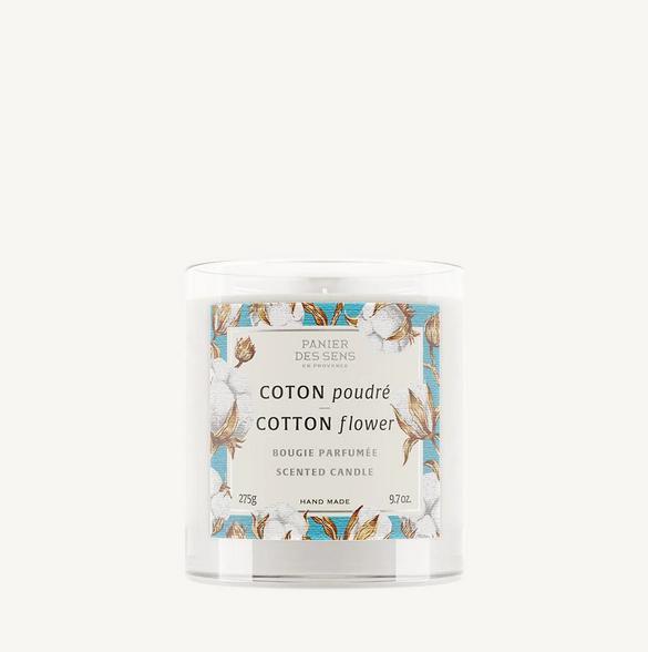 Candela profumata cera vegetale cotone cipriato