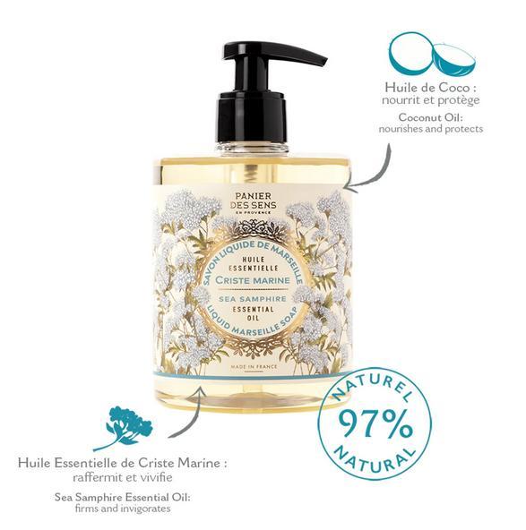 Sapone liquido di marsiglia finocchio marino tonificante