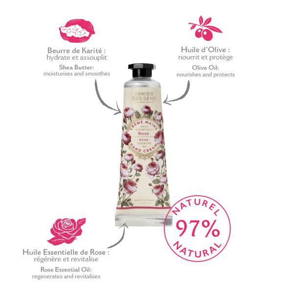 Crema mani all’olio essenziale di rosa
