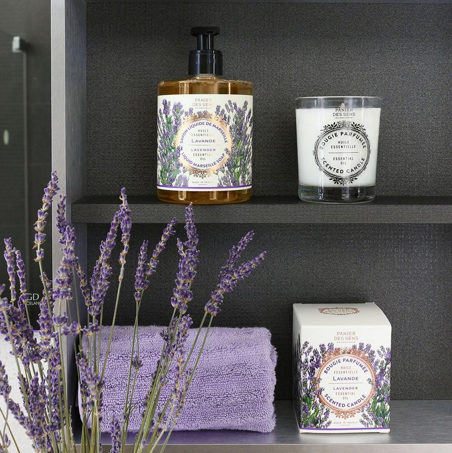 Candela profumata relaxing lavender