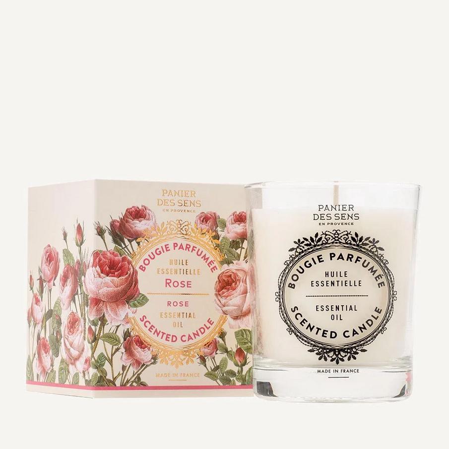 Candela profumata parfum rose